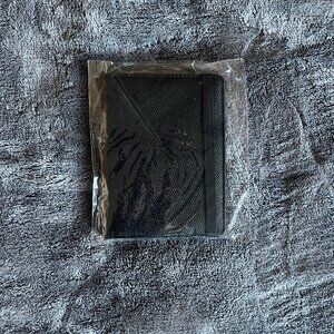 NWT The Foldie Black Passport Cover